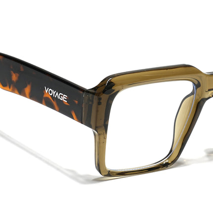 Voyage Goat Transparent Green Wayfarer Eyeglasses for Men & Women - MG4760-C5