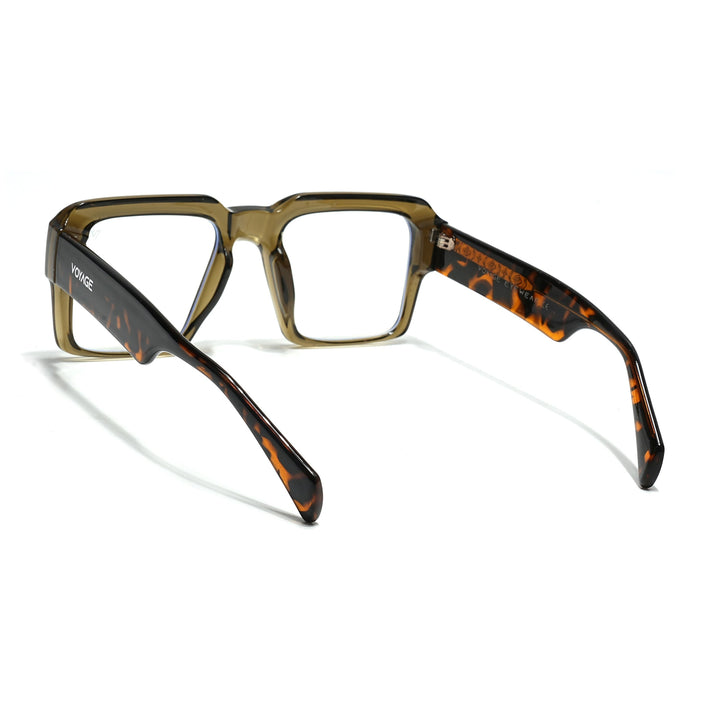 Voyage Goat Transparent Green Wayfarer Eyeglasses for Men & Women - MG4760-C5