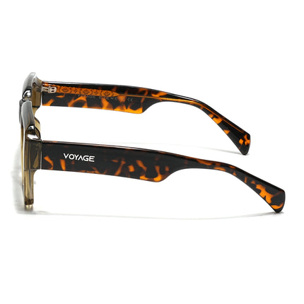 Voyage Goat Transparent Green Wayfarer Eyeglasses for Men & Women - MG4760-C5
