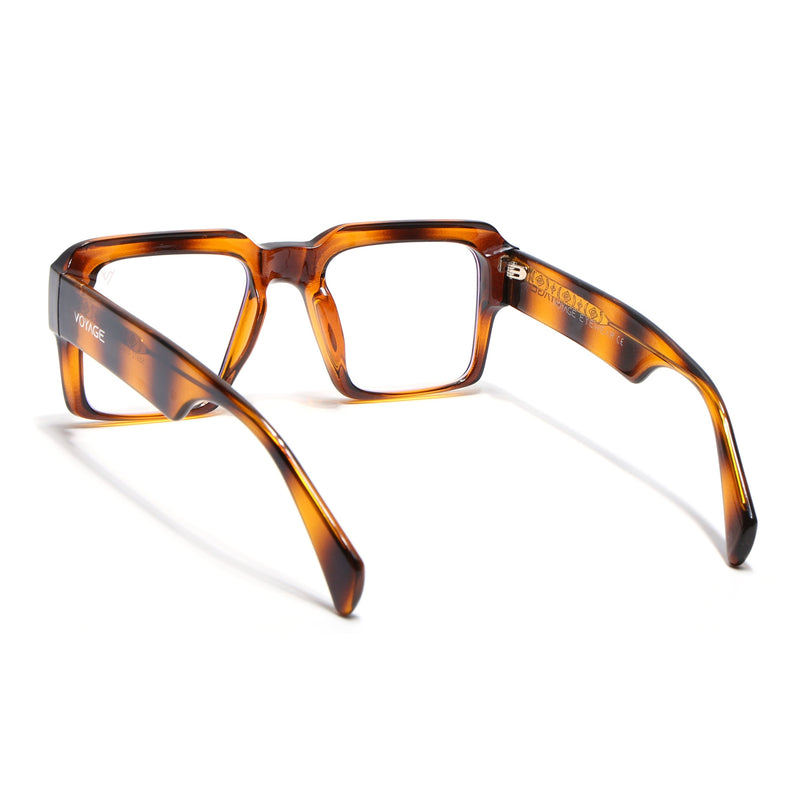 Voyage Goat Brown Wayfarer Eyeglasses for Men & Women - MG4761-C6