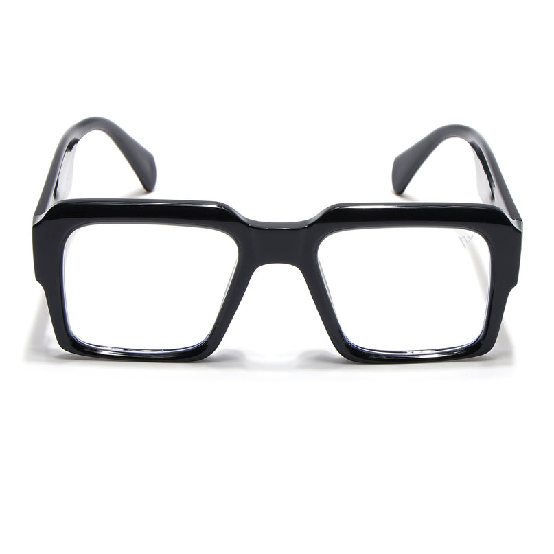 Voyage Exclusive Black Wayfarer Eyeglasses for Men & Women - MG5384-C1