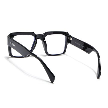 Voyage Exclusive Black Wayfarer Eyeglasses for Men & Women - MG5384-C1