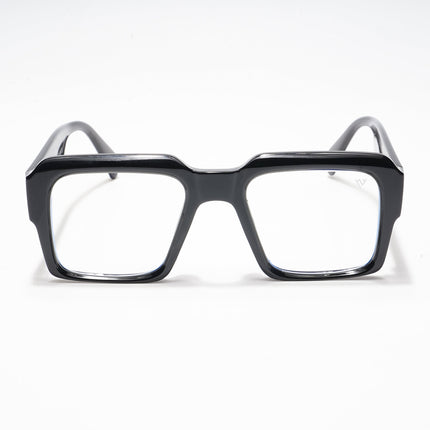 Voyage Exclusive Black Wayfarer Eyeglasses for Men & Women - MG5384-C1