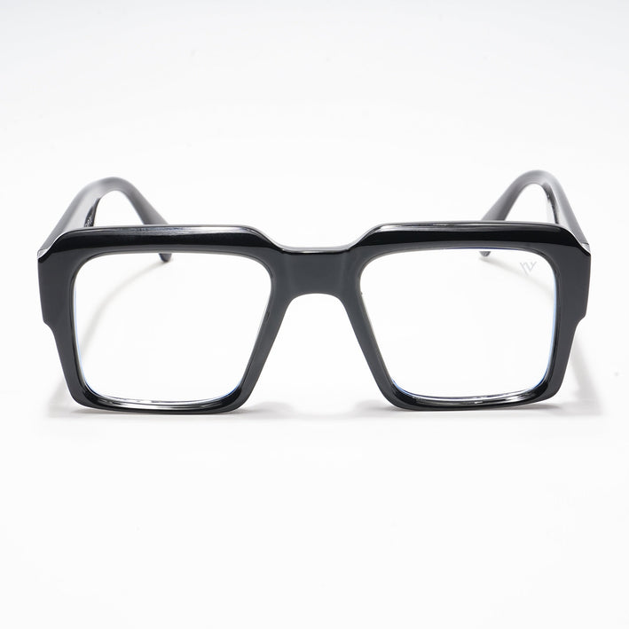 Voyage Exclusive Black Wayfarer Eyeglasses for Men & Women - MG5384-C1