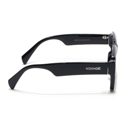 Voyage Exclusive Black Wayfarer Eyeglasses for Men & Women - MG5384-C1