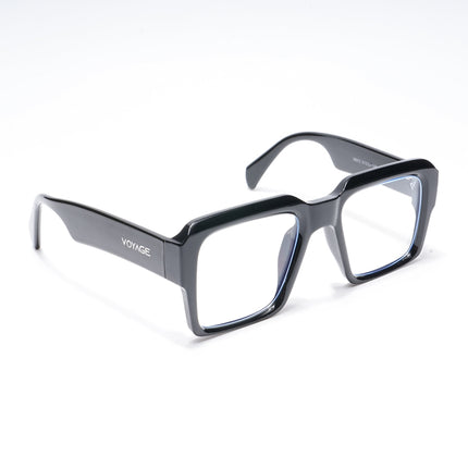 Voyage Exclusive Black Wayfarer Eyeglasses for Men & Women - MG5384-C1