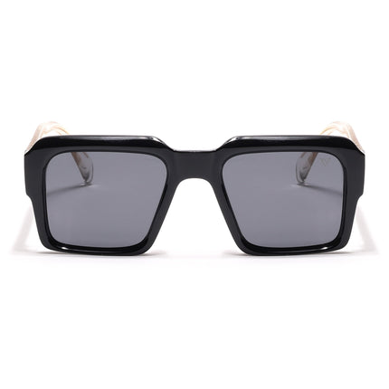 Flux | Shine Black Wayfarer Polarized Sunglasses - PMG4750