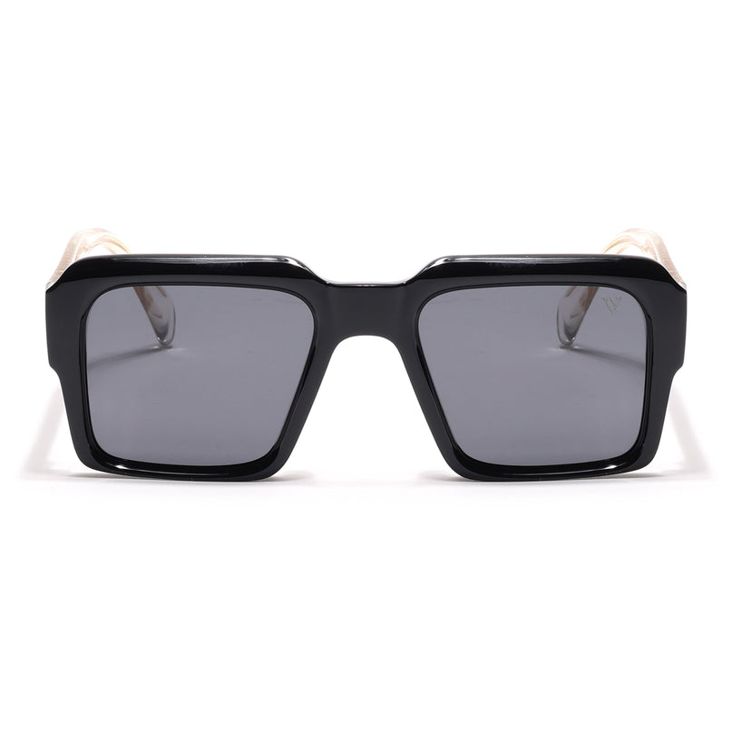 Flux | Shine Black Wayfarer Polarized Sunglasses - PMG4750