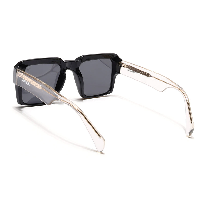 Flux | Shine Black Wayfarer Polarized Sunglasses - PMG4750