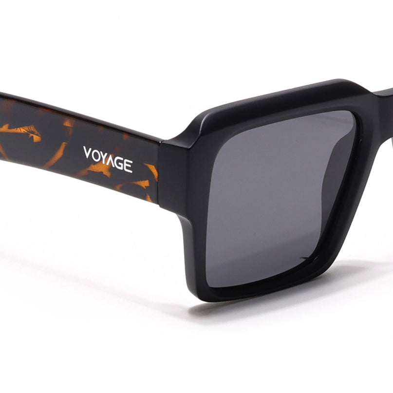 Flux | Matte Black Wayfarer Polarized Sunglasses - PMG4751