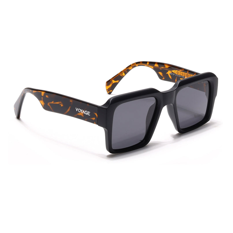 Flux | Matte Black Wayfarer Polarized Sunglasses - PMG4751
