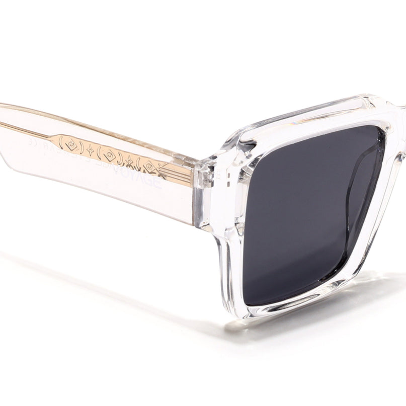 Flux | Transparent Wayfarer Polarized Sunglasses - PMG4752