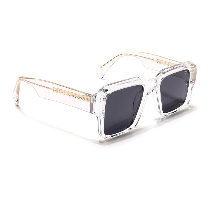 Flux | Transparent Wayfarer Polarized Sunglasses - PMG4752