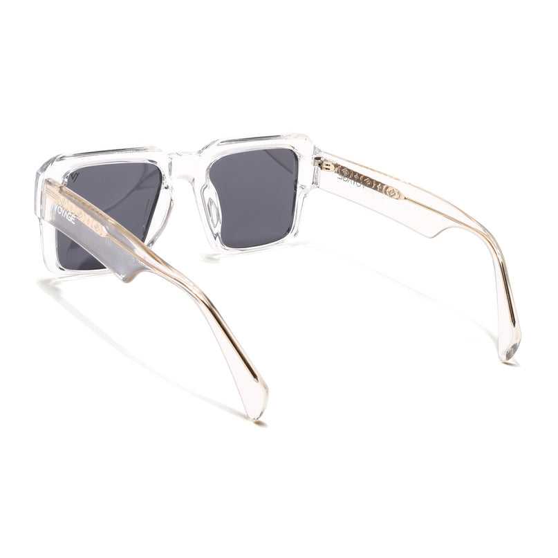 Flux | Transparent Wayfarer Polarized Sunglasses - PMG4752