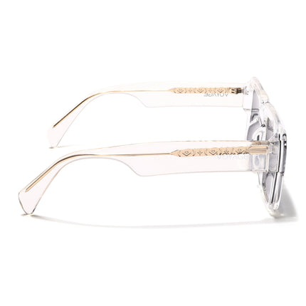 Flux | Transparent Wayfarer Polarized Sunglasses - PMG4752