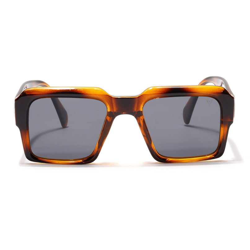 Flux | Demi Brown Wayfarer Polarized Sunglasses - PMG4755