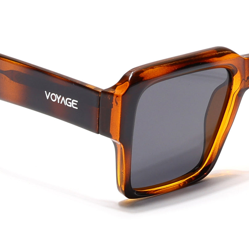 Flux | Demi Brown Wayfarer Polarized Sunglasses - PMG4755