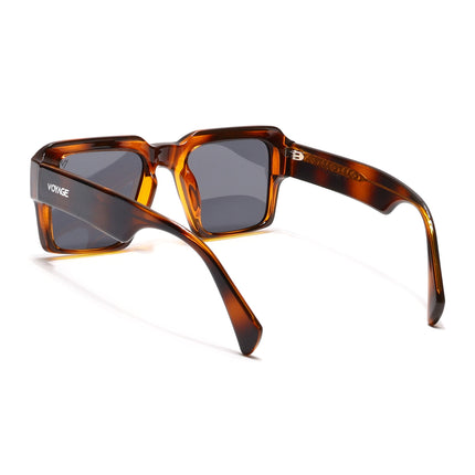 Flux | Demi Brown Wayfarer Polarized Sunglasses - PMG4755