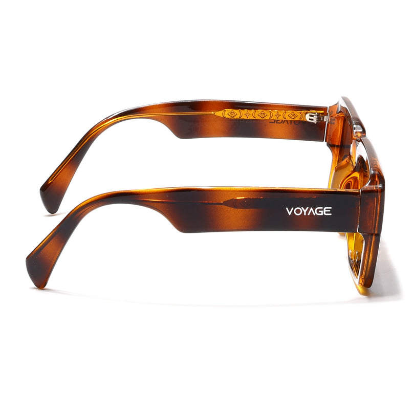 Flux | Demi Brown Wayfarer Polarized Sunglasses - PMG4755