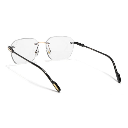 Tiger | Rimless Sunglasses (Clear Lens) | MG6615