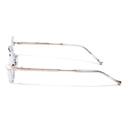 Voyage Golden Rimless Eyeglasses for Men & Women (5G260FMG8192)
