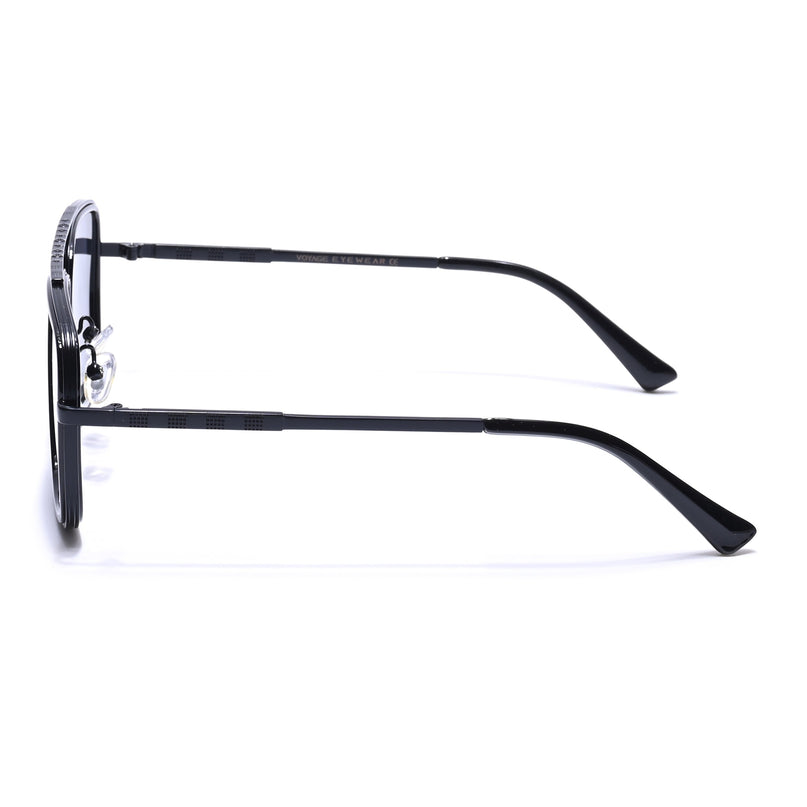 Alpha | Black Wayfarer Sunglasses | Black Lens - MG6734