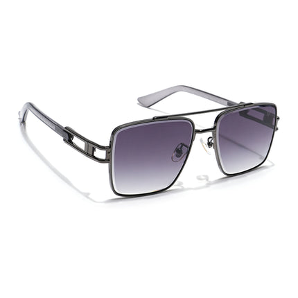 Wayfarer Sunglasses (Green & Clear Lens | Grey Frame - MG5992)