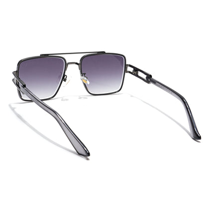 Wayfarer Sunglasses (Green & Clear Lens | Grey Frame - MG5992)