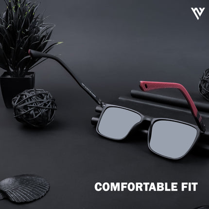 Matt Black Wayfarer Polarized Sunglasses - PMG4486