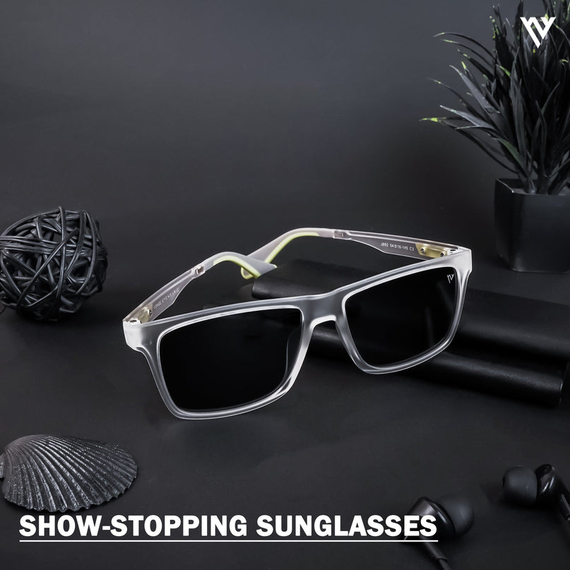Active Transparent Wayfarer Polarized Sunglasses - PMG4476