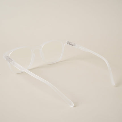 Voyage Air Clear Square Eyeglasses for Men & Women - MG4737-C10