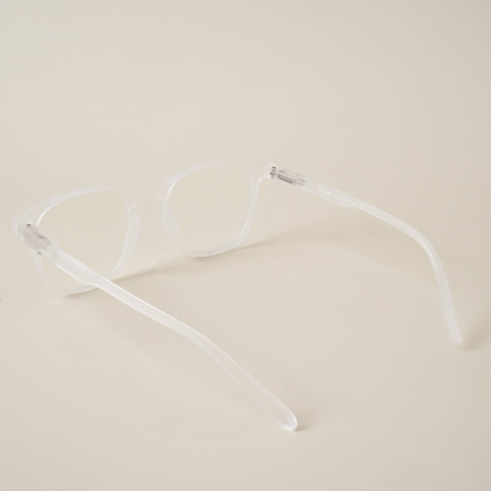 Voyage Air Clear Square Eyeglasses for Men & Women - MG4737-C10
