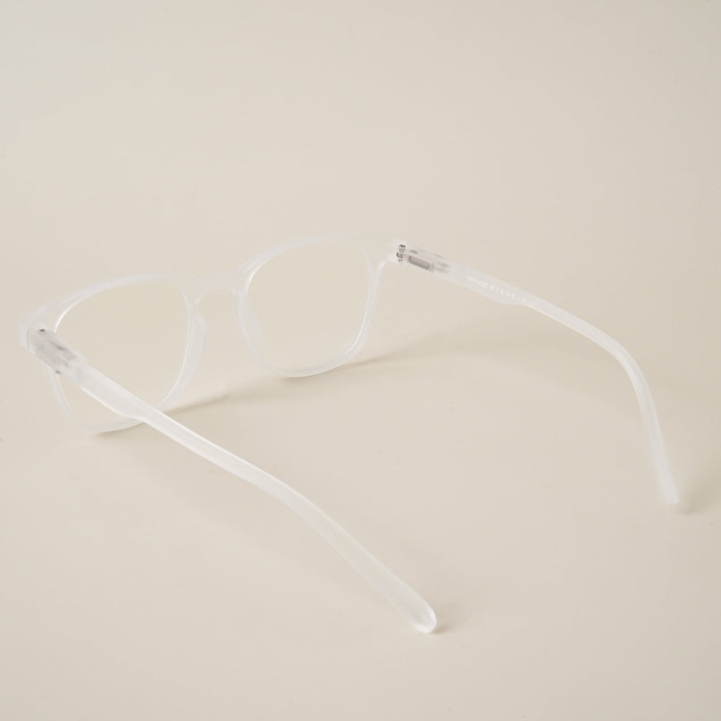 Voyage Air Clear Square Eyeglasses for Men & Women - MG4737-C10