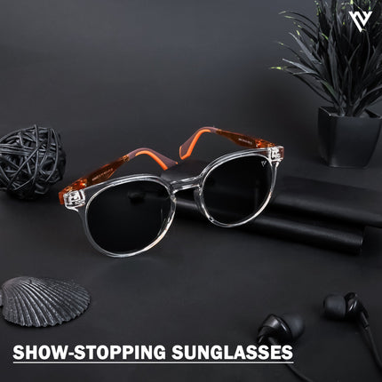 Active Transparent Round Polarized Sunglasses - PMG4471
