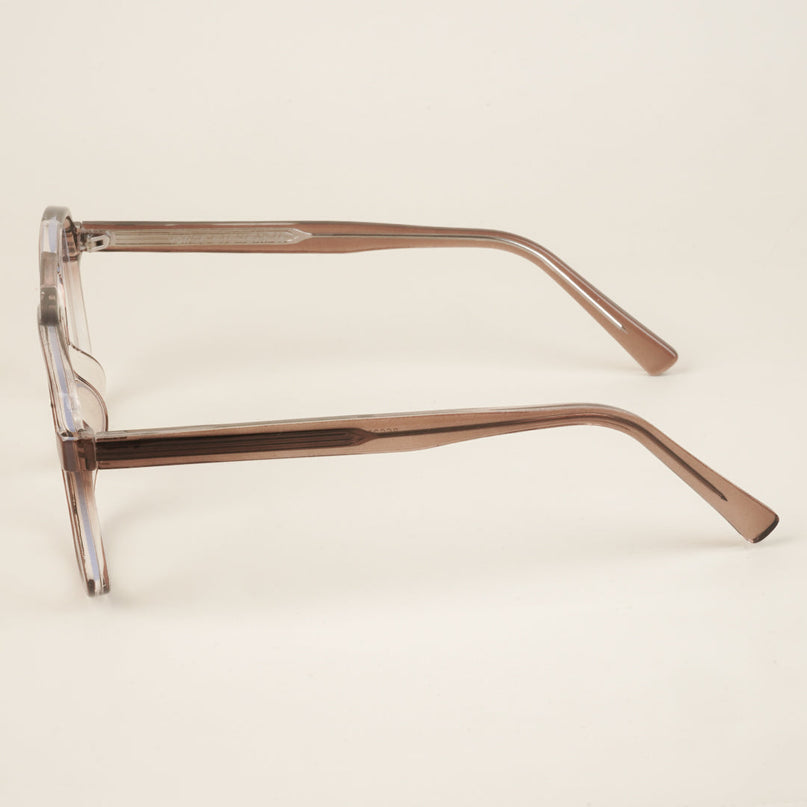 Voyage Brown Wayfarer Eyeglasses for Men & Women - MG4154