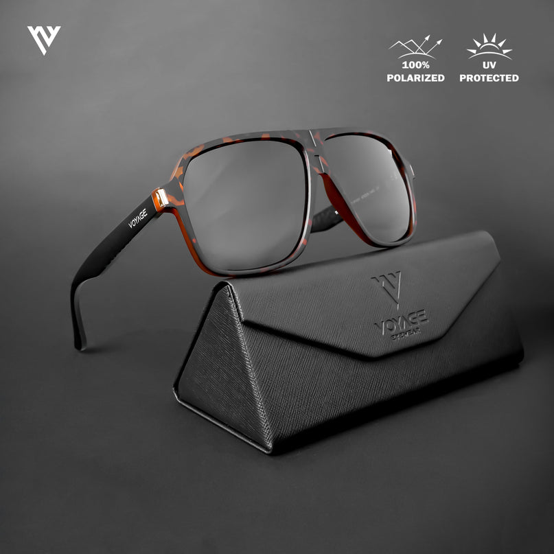 Wayfarer Demi Brown Polarized Sunglasses - PMG4827