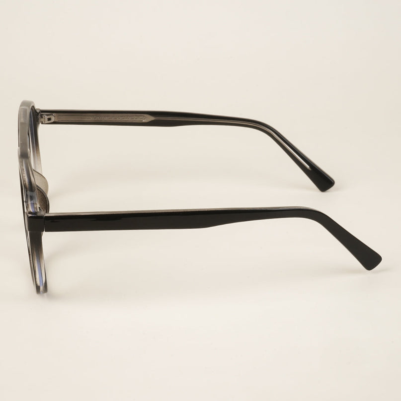 Voyage Black Wayfarer Eyeglasses for Men & Women - MG4153