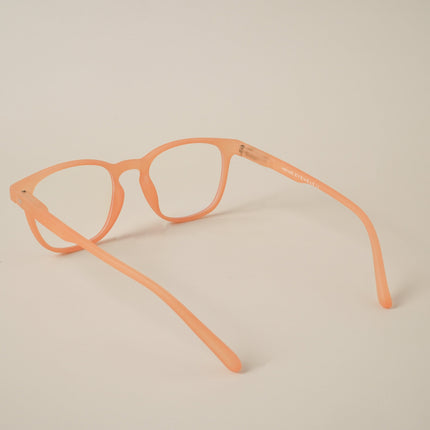 Voyage Air Orange Square Eyeglasses for Men & Women - MG4730-C4