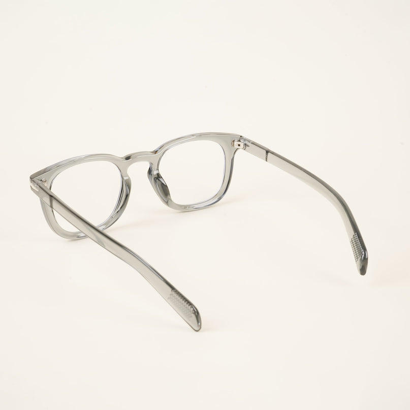 Voyage Light Grey Square Eyeglasses for Men & Women - MG4825-C3