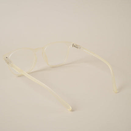 Voyage Air Light Yellow Square Eyeglasses for Men & Women - MG4728-C2