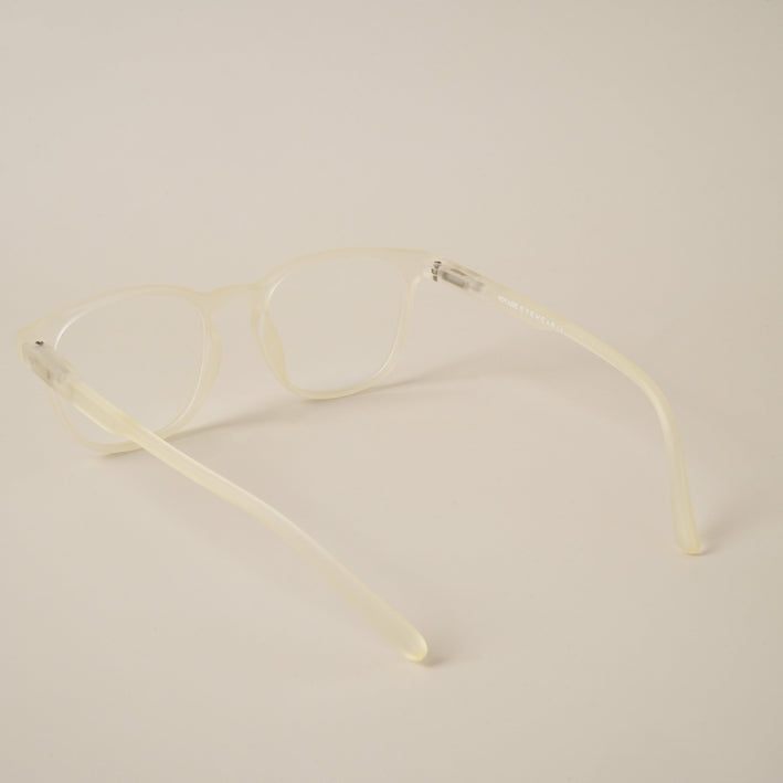 Voyage Air Light Yellow Square Eyeglasses for Men & Women - MG4728-C2