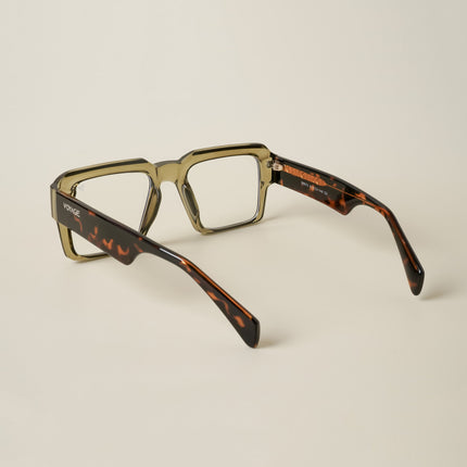 Voyage Goat Transparent Green Wayfarer Eyeglasses for Men & Women - MG4760-C5