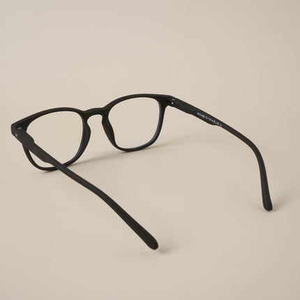 Voyage Air Black Square Eyeglasses for Men & Women - MG4736-C1