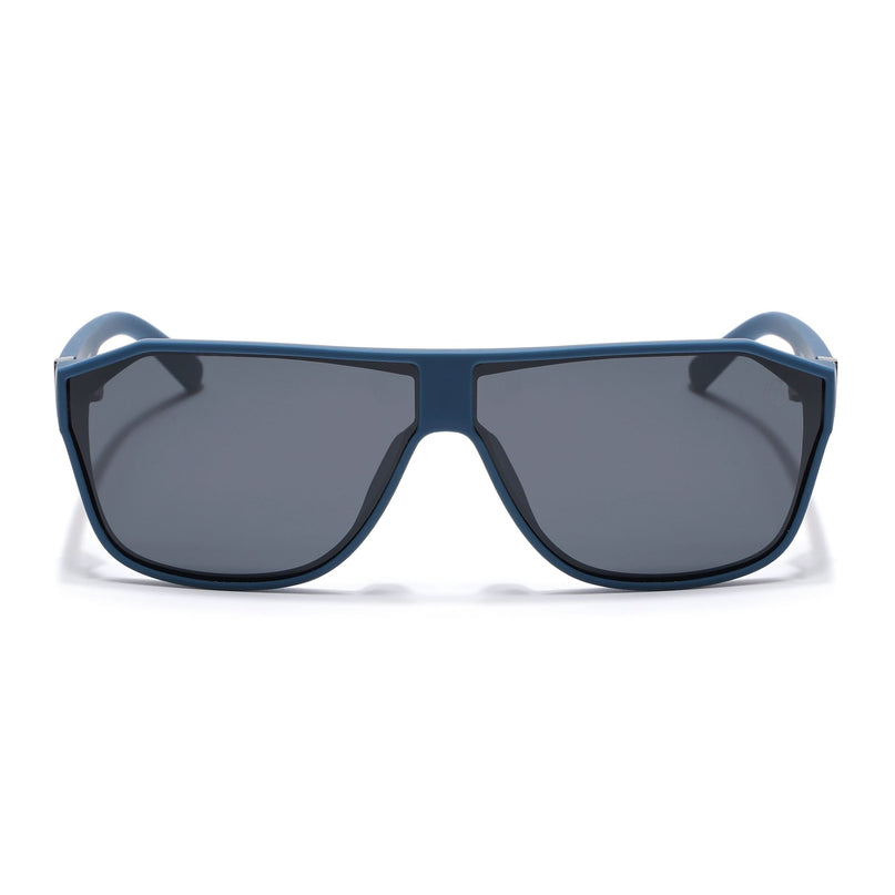 Eyejack Blue Wayfarer Polarized Sunglasses for Men & Women (6023PCL1246)
