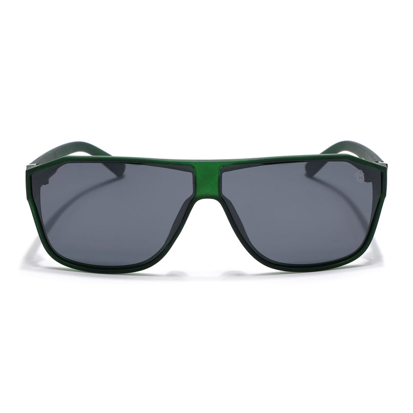 Eyejack Green Wayfarer Polarized Sunglasses for Men & Women (6023PCL1247)