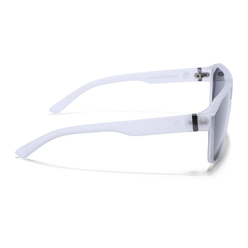 Eyejack Transparent Wayfarer Polarized Sunglasses for Men & Women (6023PCL1248)