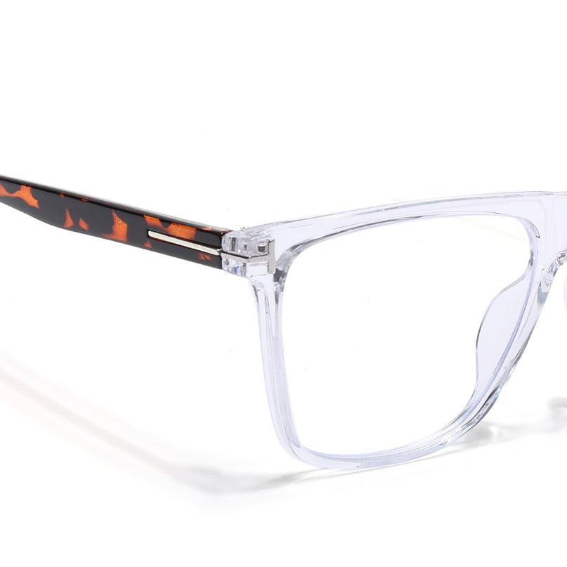 Voyage Clear Wayfarer Eyeglasses - MG3902