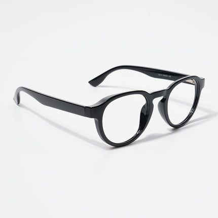 EyeJack Bell Bottom Shine Black Round Eyeglasses for Men & Women (62210CL441-C2)