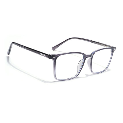 Voyage Grey Rectangle Eyeglasses for Men & Women (6222FMG8622)