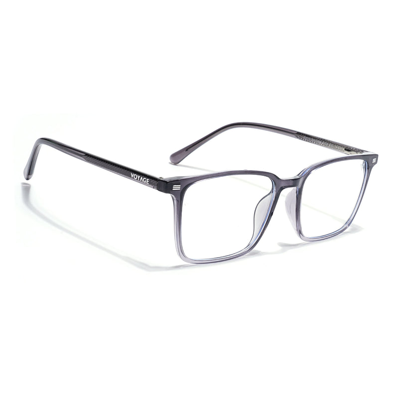 Voyage Grey Rectangle Eyeglasses for Men & Women (6222FMG8622)